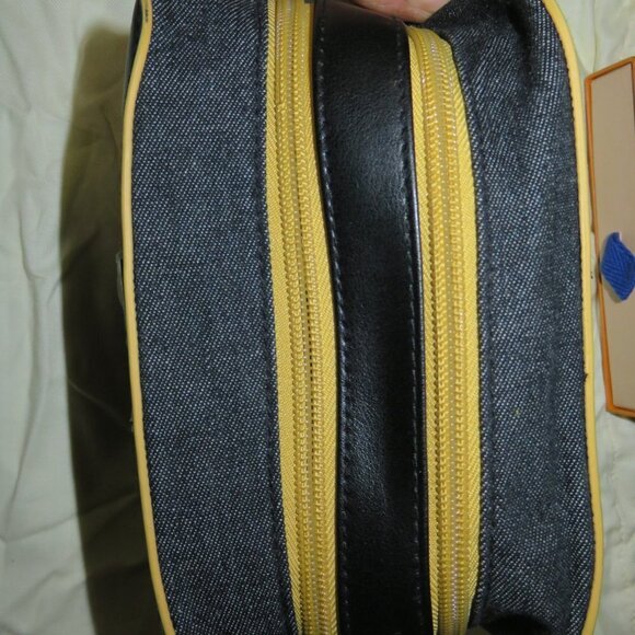 BVLGARI POUCH w/ DUSTBAG SHAVING BAG COSMETIC CASE CLUTCH - Picture 6 of 13